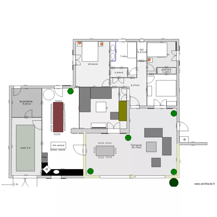 house3bis. Plan de 