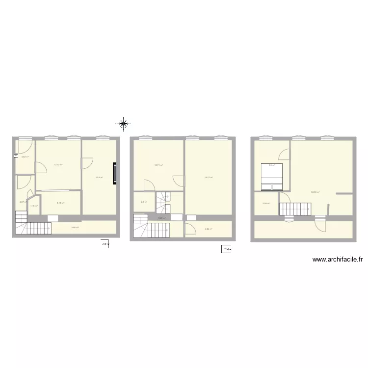 Rochefort RDC. Plan de 
