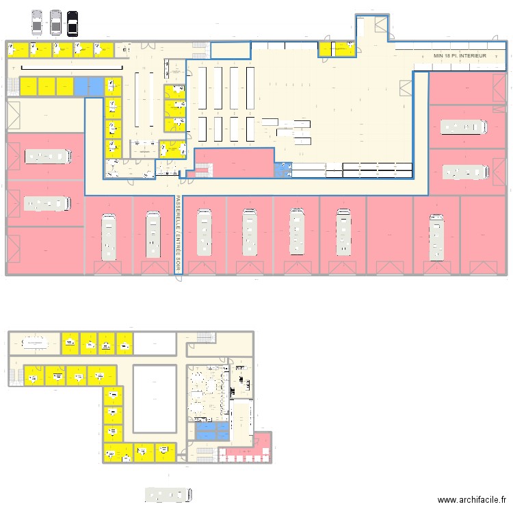 NEW CAMIONS AVANTAGE 2.2. Plan de 73 pièces et 4158 m2