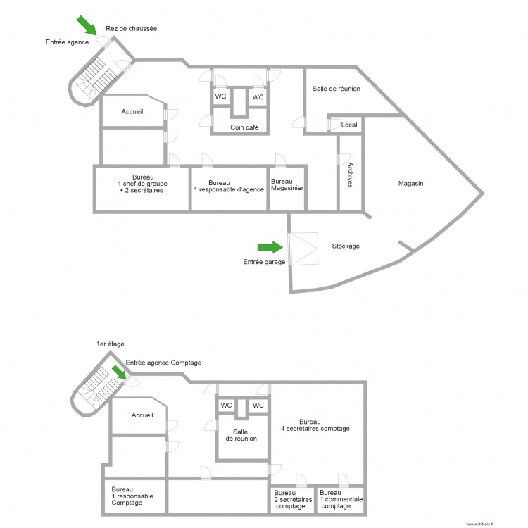 Plan Agence Habsheim. Plan de 0 pièce et 0 m2