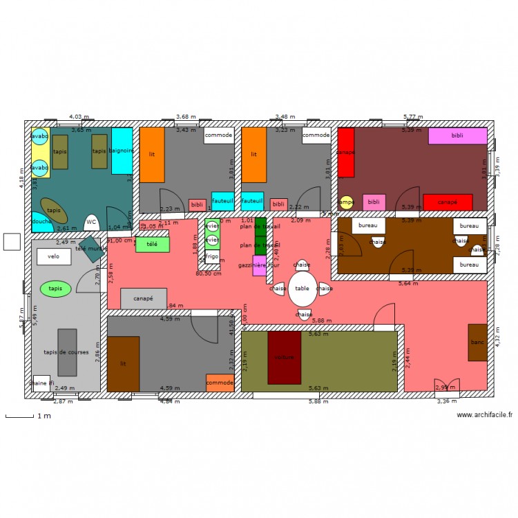 grande maison. Plan de 0 pièce et 0 m2