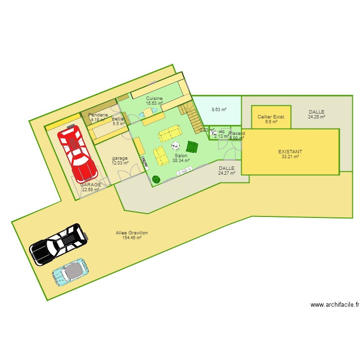 PLAN A SOUMETTRE. Plan de 0 pièce et 0 m2