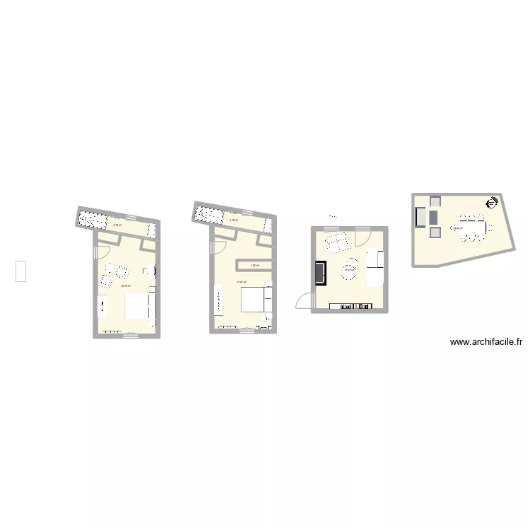 suite parentale. Plan de 