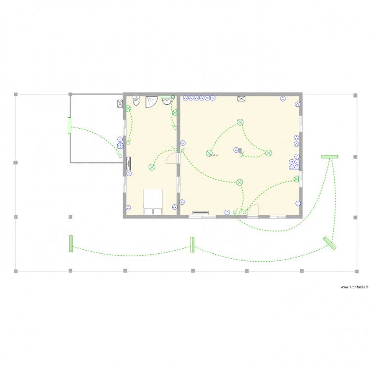 ROCOCOUA. Plan de 0 pièce et 0 m2