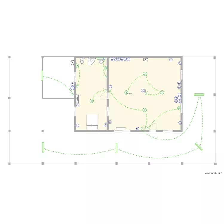 ROCOCOUA. Plan de 