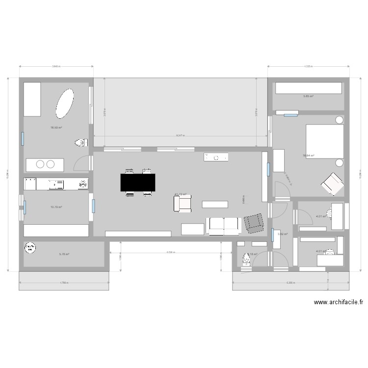 Petite maison terre 4. Plan de 0 pièce et 0 m2