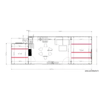 plan chalet 30 m&sup2; Fond