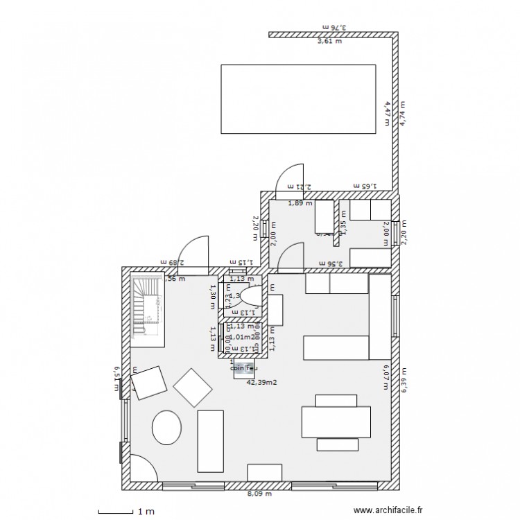 rez chaussée2. Plan de 0 pièce et 0 m2
