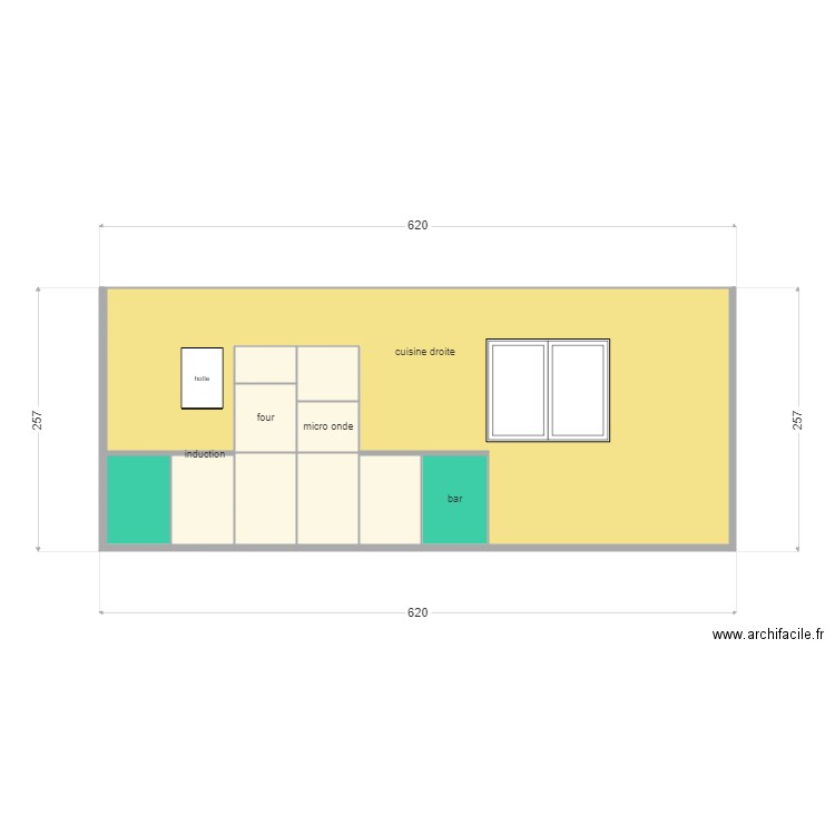 cuisine porte d espagne. Plan de 0 pièce et 0 m2