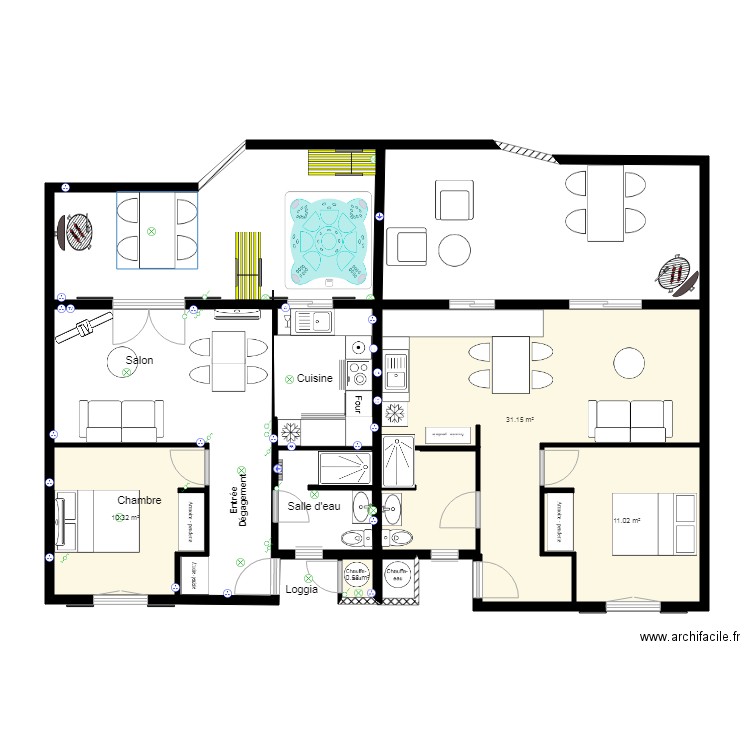 PHILAE RESIDENCE. Plan de 0 pièce et 0 m2