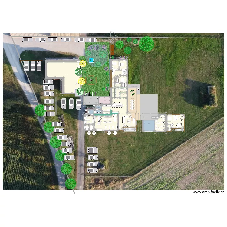 maison cafe 2. Plan de 