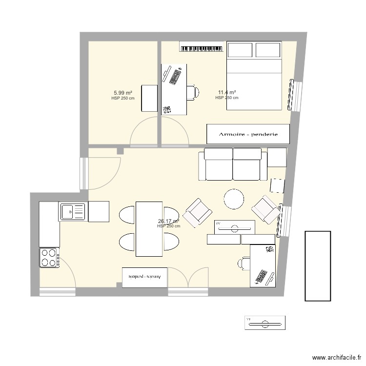 Luc 9 après visite. Plan de 0 pièce et 0 m2