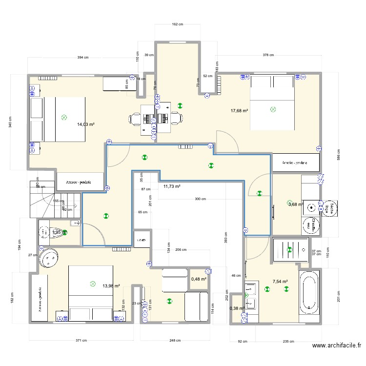 Pornichet1er BaseV8. Plan de 0 pièce et 0 m2
