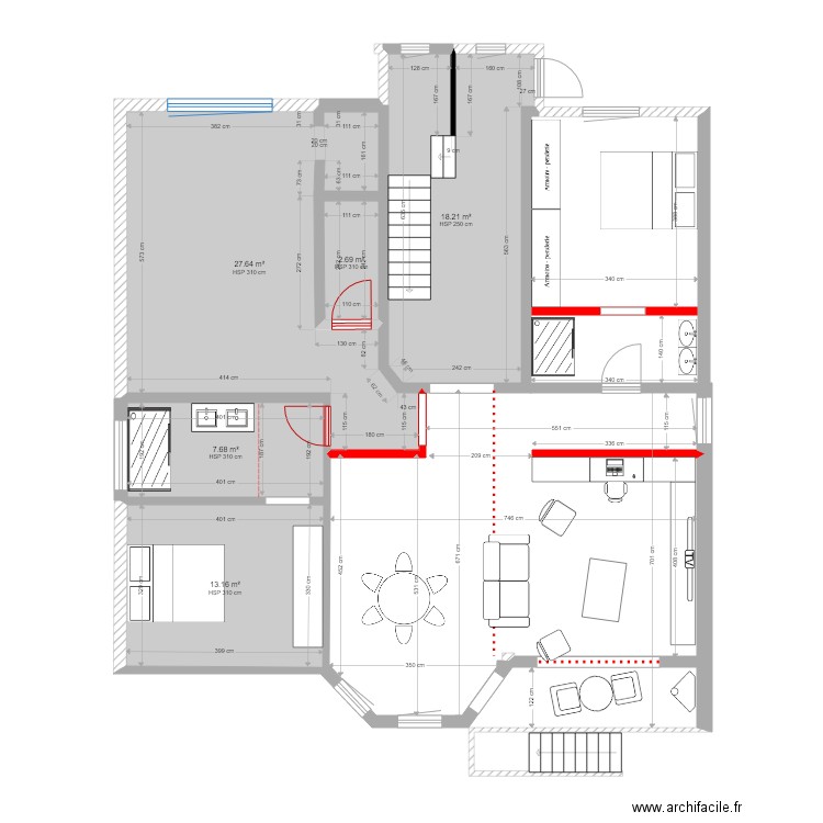 AMNEVILLE B. Plan de 0 pièce et 0 m2