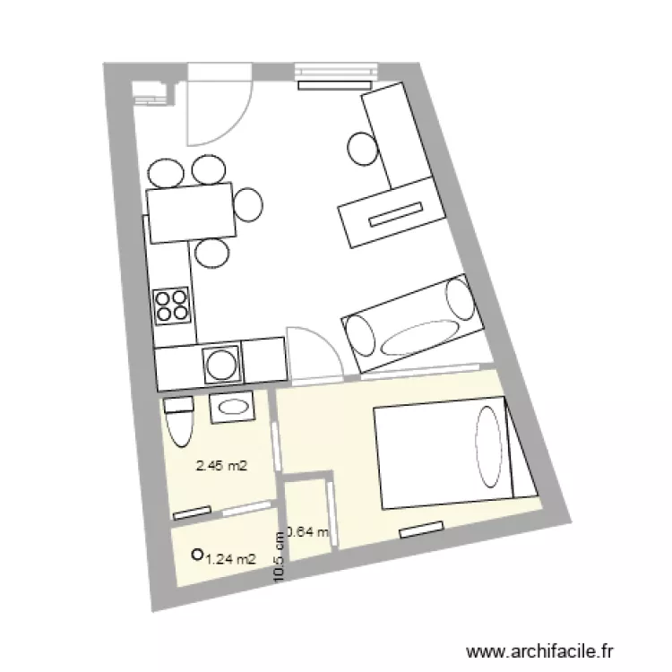 studio3. Plan de 