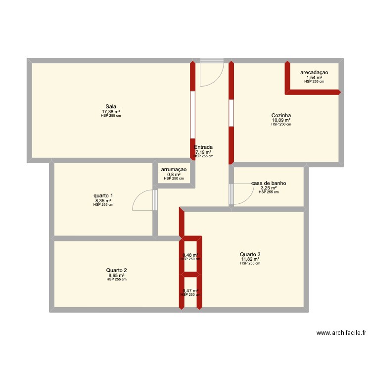 oeiras paredes a tirar. Plan de 0 pièce et 0 m2