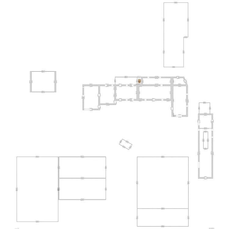 Bâtiments actuels. Plan de Bâtiments actuels. Plan de