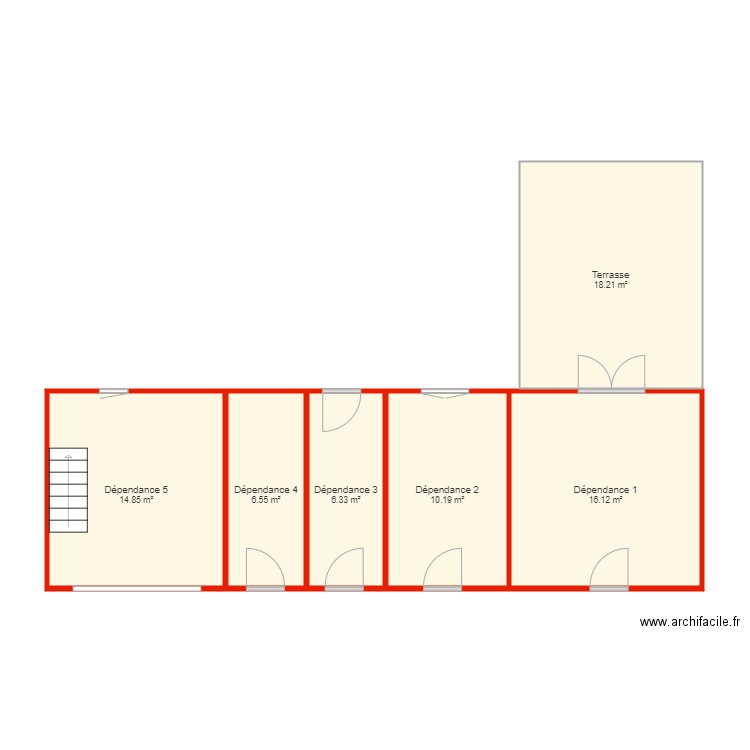 BI 5706 dependance non côté. Plan de 0 pièce et 0 m2