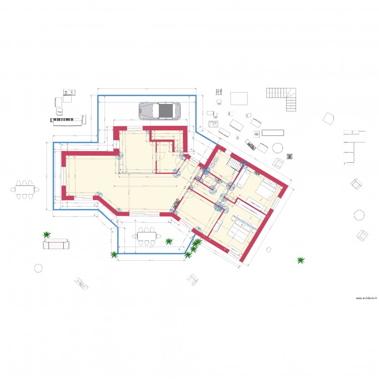 Villa réalisation projet  cuisine   11  du 26 avril 2019. Plan de 0 pièce et 0 m2