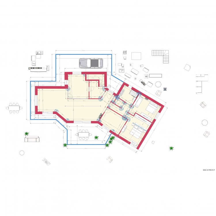 Villa réalisation projet  cuisine   11  du 26 avril 2019. Plan de 0 pièce et 0 m2