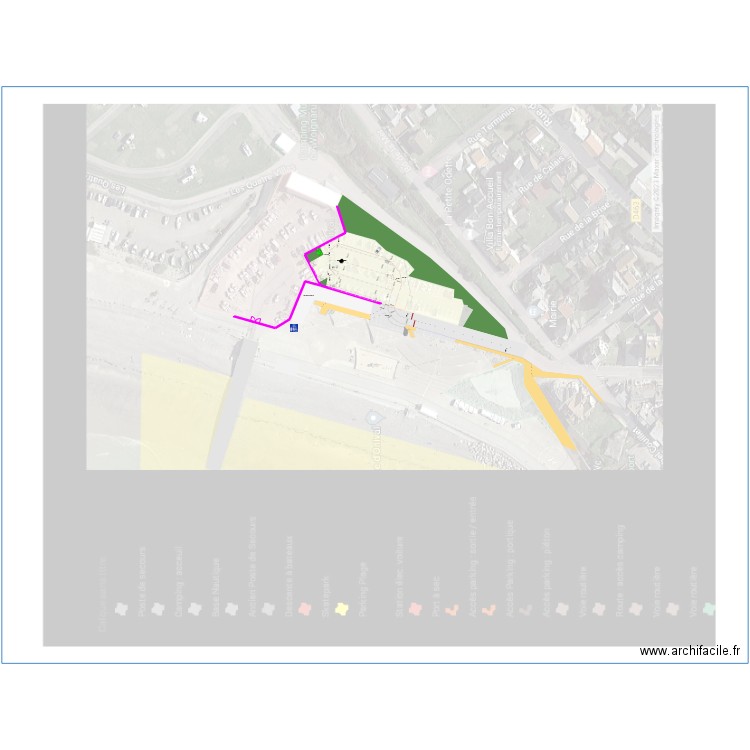 Triathlon Ault 2023 : Equipements parc de transition - vs2. Plan de 2 pièces et 3 m2