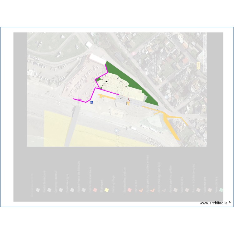 Triathlon Ault 2023 : Equipements parc de transition - vs2. Plan de 0 pièce et 0 m2