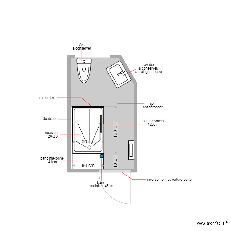 maccarone. Plan de 0 pièce et 0 m2