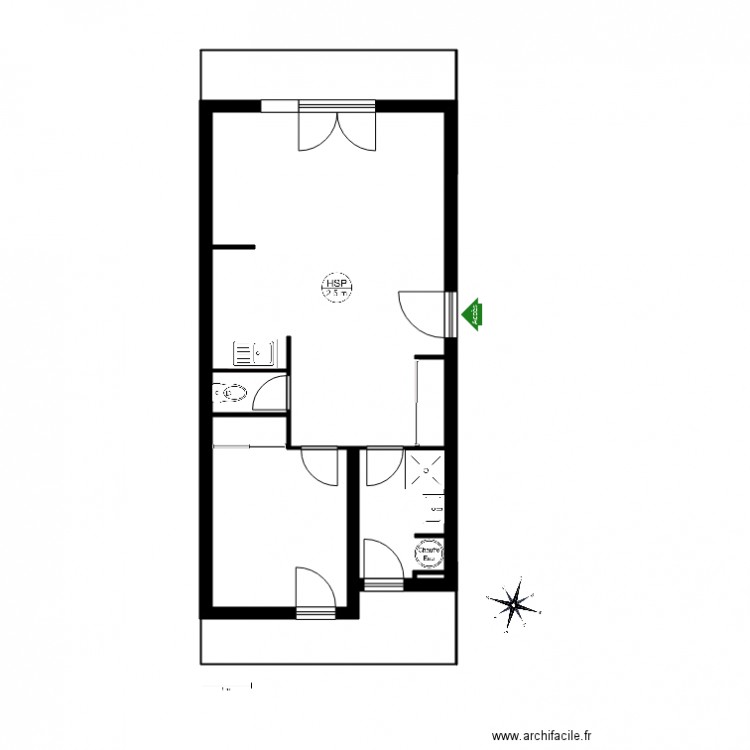 Parrlamentia T2 BIDART. Plan de 0 pièce et 0 m2