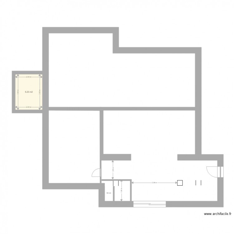 Maison Bedoule. Plan de 0 pièce et 0 m2