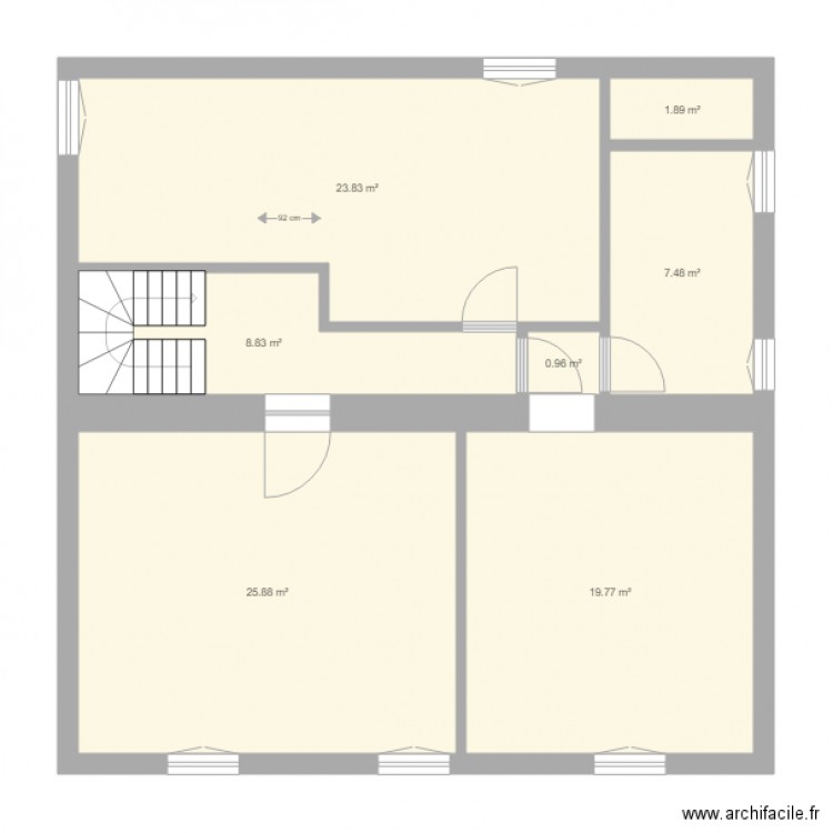 maison lafaurie 2eme étage 2 eme version. Plan de 0 pièce et 0 m2