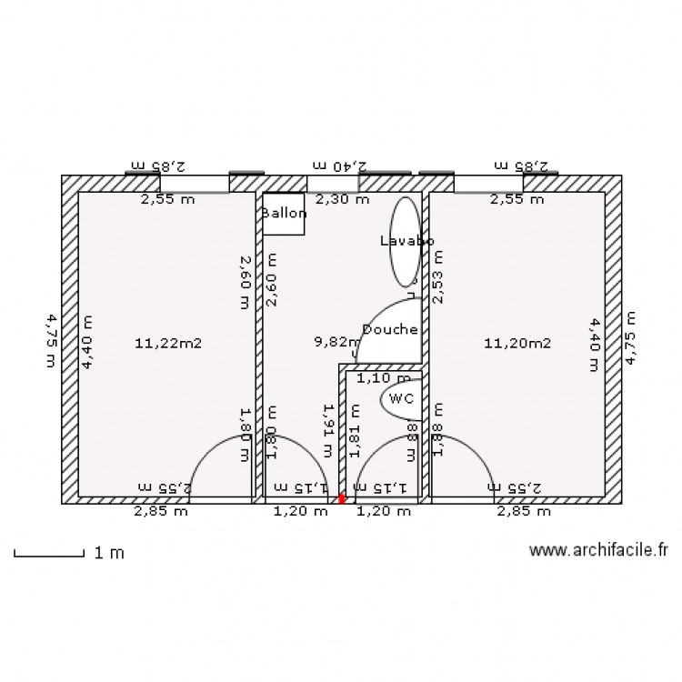 Chambres Grange 3. Plan de 0 pièce et 0 m2