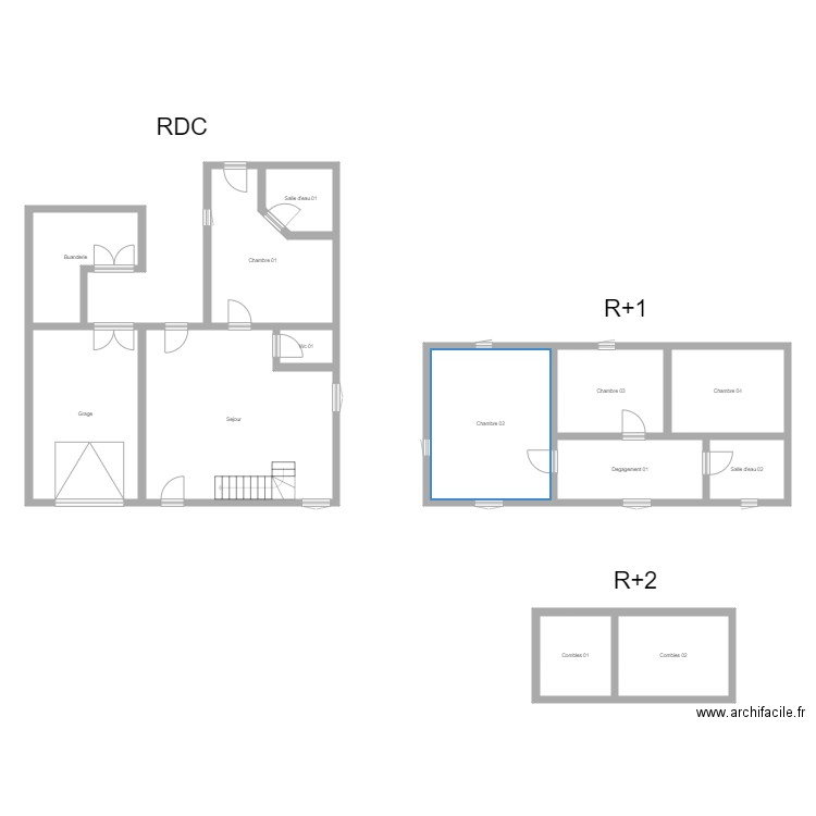 350601112. Plan de 13 pièces et 171 m2