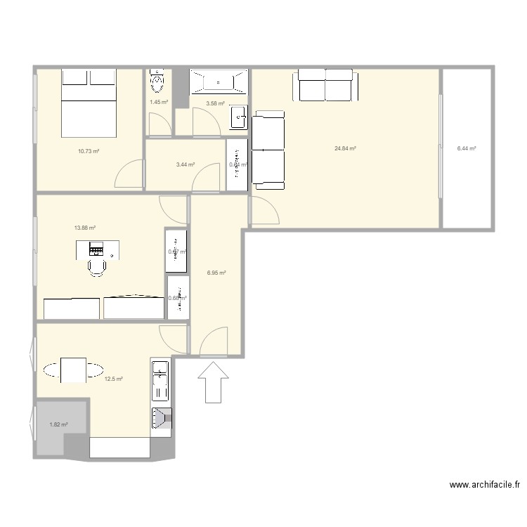 Plan Palais Grandval. Plan de 0 pièce et 0 m2