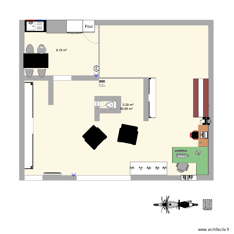 plan de masse. Plan de 0 pièce et 0 m2