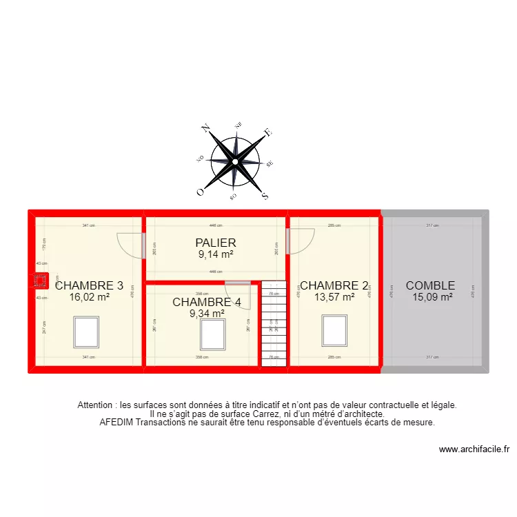 BI12357 - ETAGE. Plan de BI12357 - ETAGE. Plan de