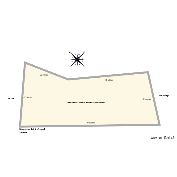 MULLER 2854 m. Plan de 0 pièce et 0 m2
