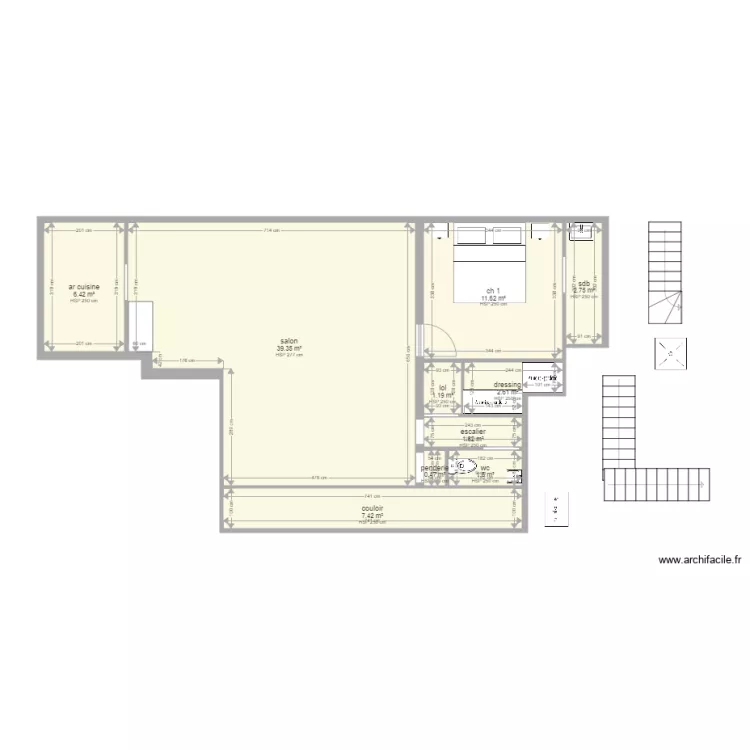 dany dernier modele 227. Plan de 