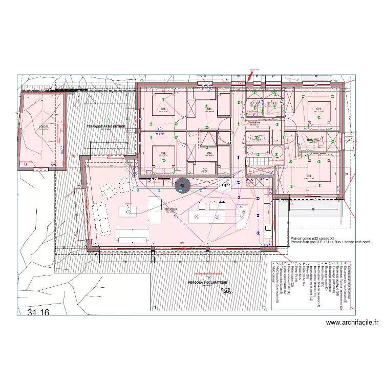 Projet Souston. Plan de 
