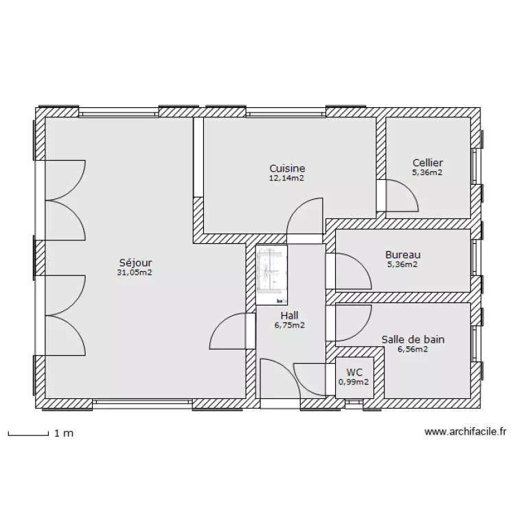 Michael rez de chaussée. Plan de Michael rez de chaussée. Plan de