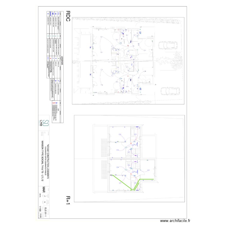 SAFAUR PLAN CHAUFFAGE 6 MAISONS social. Plan de 0 pièce et 0 m2