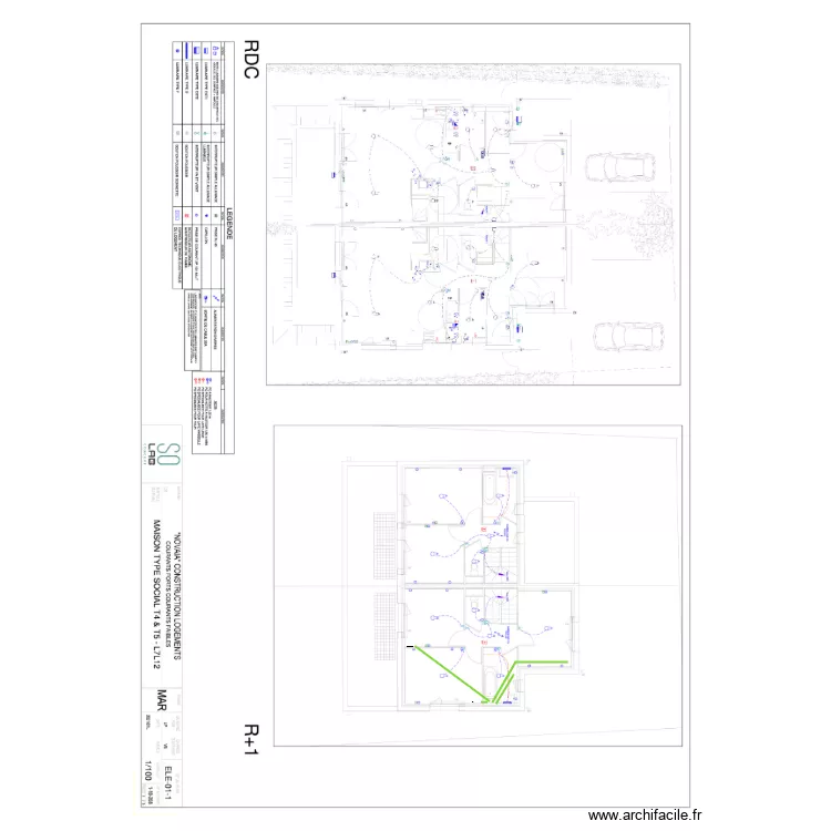 SAFAUR PLAN CHAUFFAGE 6 MAISONS social. Plan de SAFAUR PLAN CHAUFFAGE 6 MAISONS social. Plan de
