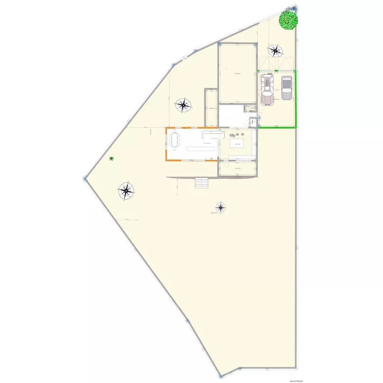 PROJET AVEC EXTENTION MEUBLE. Plan de 0 pièce et 0 m2 PROJET AVEC EXTENTION MEUBLE. Plan de 0 pièce et 0 m2
