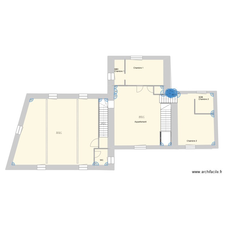 V07-09-2023 Peintures. Plan de 20 pièces et 352 m2