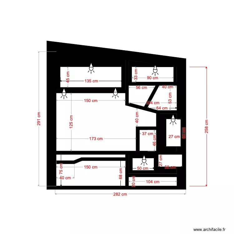 bureau Falière. Plan de bureau Falière. Plan de