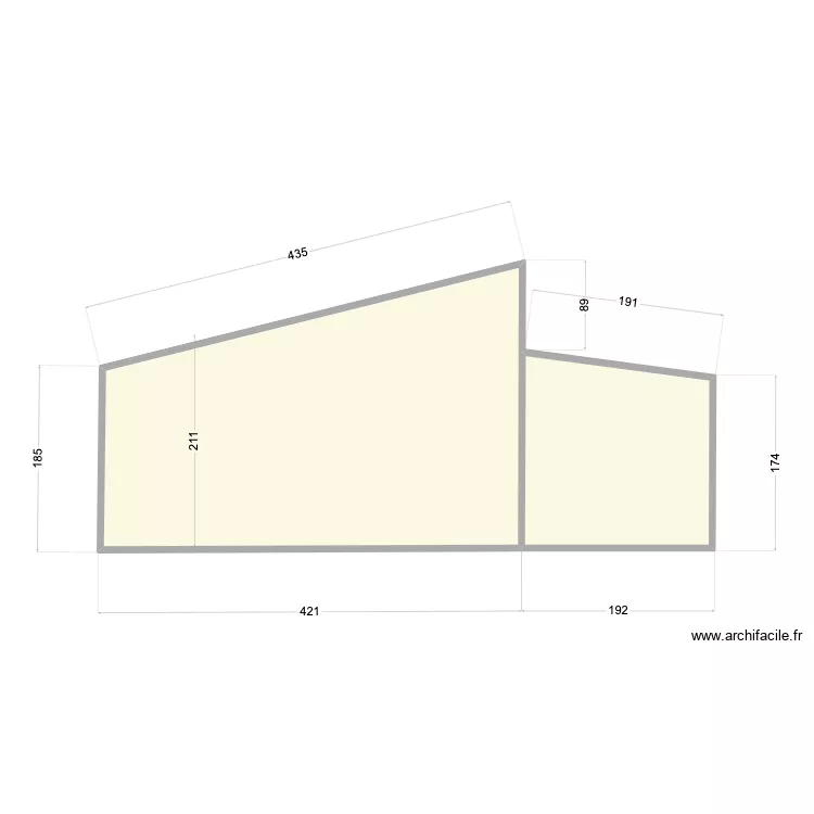 facade abri P&eacute;nerf 2. Plan de 