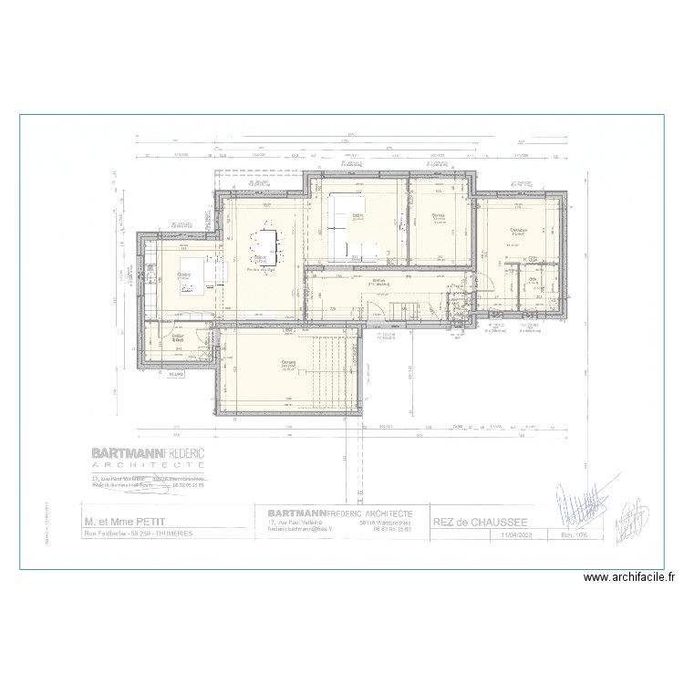 RDC final. Plan de 0 pièce et 0 m2