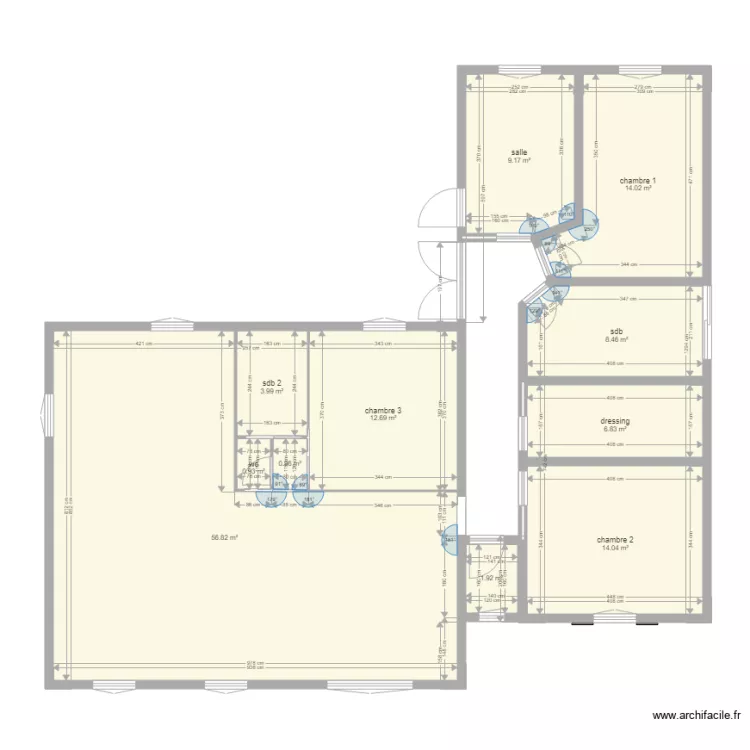 maison muy 11. Plan de 