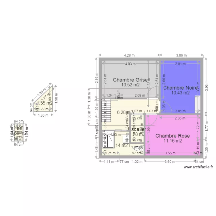 1ER ETAGE RIS projet 4. Plan de 