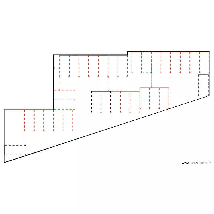 Parking Employ&eacute;s. Plan de 