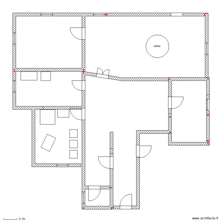 garderie. Plan de 0 pièce et 0 m2